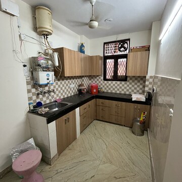 Kitchen in 3 BHK Builder Floor at Kotla Mubarakpur – for Rent