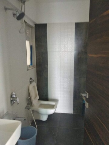 Bathroom in 1 BHK Apartment at Gurukrupa Marina Enclave, Malad West – for Rent