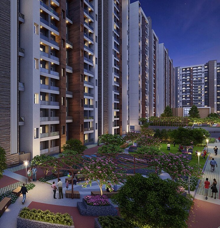 Exterior View, gera-world-of-joy 3 Bedroom 1003 Sq.Ft. Apartment In Kharadi Pune 9100380