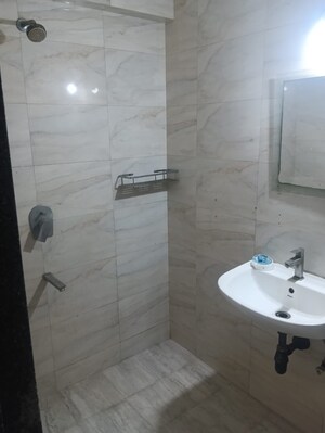 Bathroom in 1 BHK Apartment at Janseva CHS, Goregaon West – for Rent