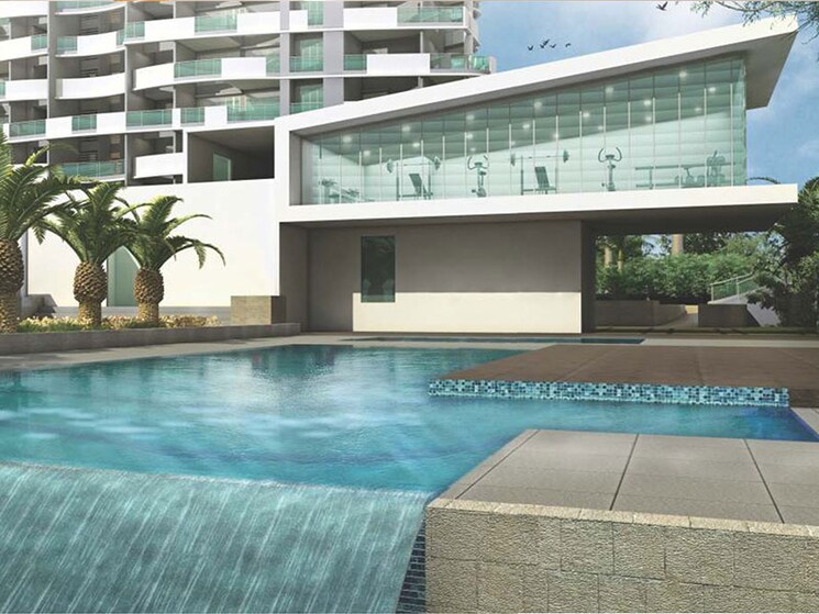Swimming Pool, goel-ganga-serio 3 Bedroom 1100 Sq.Ft. Apartment In Kharadi Pune 9100431