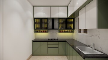 Kitchen in 2 BHK Apartment at Bhavya Lake Vista, Sarjapur Road – for Rent