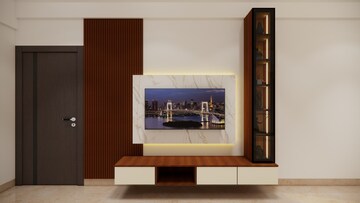 Living Room in 2 BHK Apartment at Bhavya Lake Vista, Sarjapur Road – for Rent