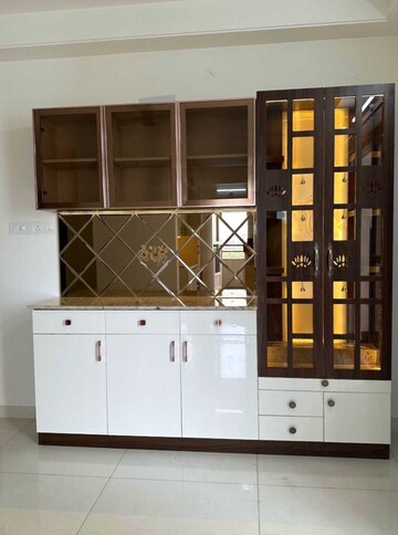 Kitchen in 3 BHK Apartment at Aparna Sarovar Zicon, Nallagandla – for Rent