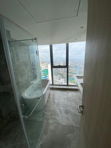 Bathroom in 4 BHK Apartment at Rustomjee Crown, Prabhadevi – for Rent