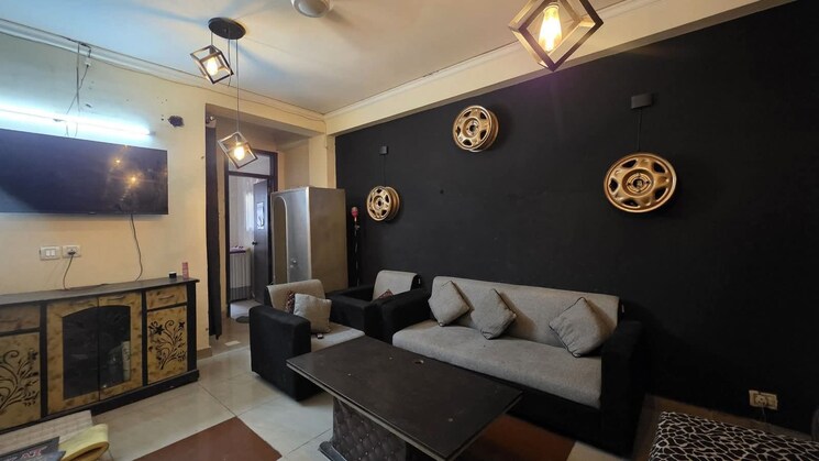Living Room, saket 2 Bedroom 850 Sq.Ft. Builder Floor In Saket Delhi 9100494
