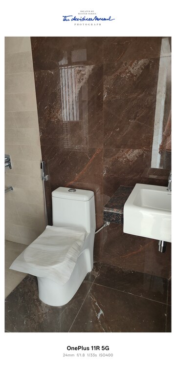Bathroom in 2 BHK Apartment at Indiabulls One Indiabulls, Pokhran Road No Two – for Rent