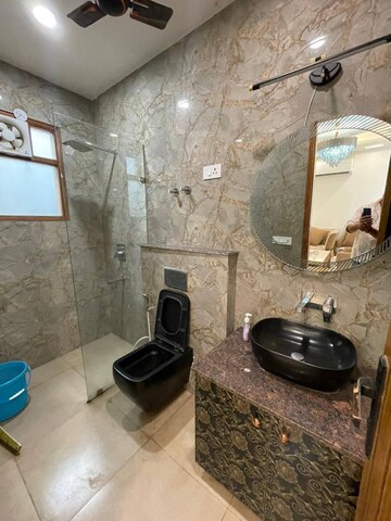 Bathroom in 2 BHK Builder Floor at Saket – for Rent