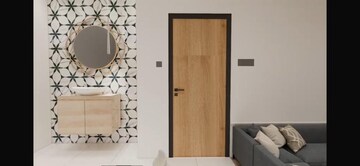 Bathroom in 3 BHK Apartment at Poulomi Avante, Kokapet – for Rent