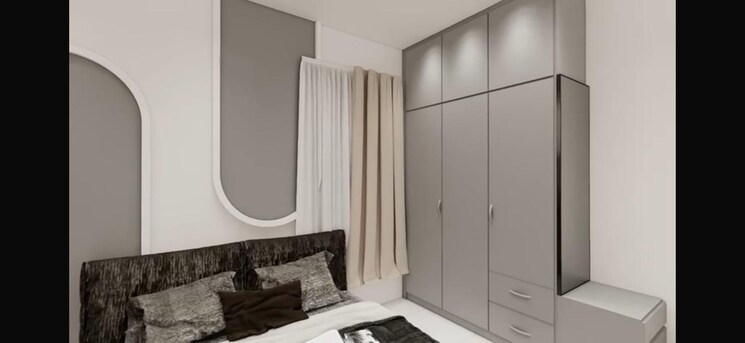 Bedroom, poulomi-avante 3 Bedroom 2540 Sq.Ft. Apartment In Kokapet Hyderabad 9100527