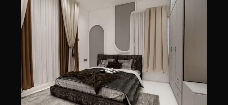 Bedroom, poulomi-avante 3 Bedroom 2540 Sq.Ft. Apartment In Kokapet Hyderabad 9100527