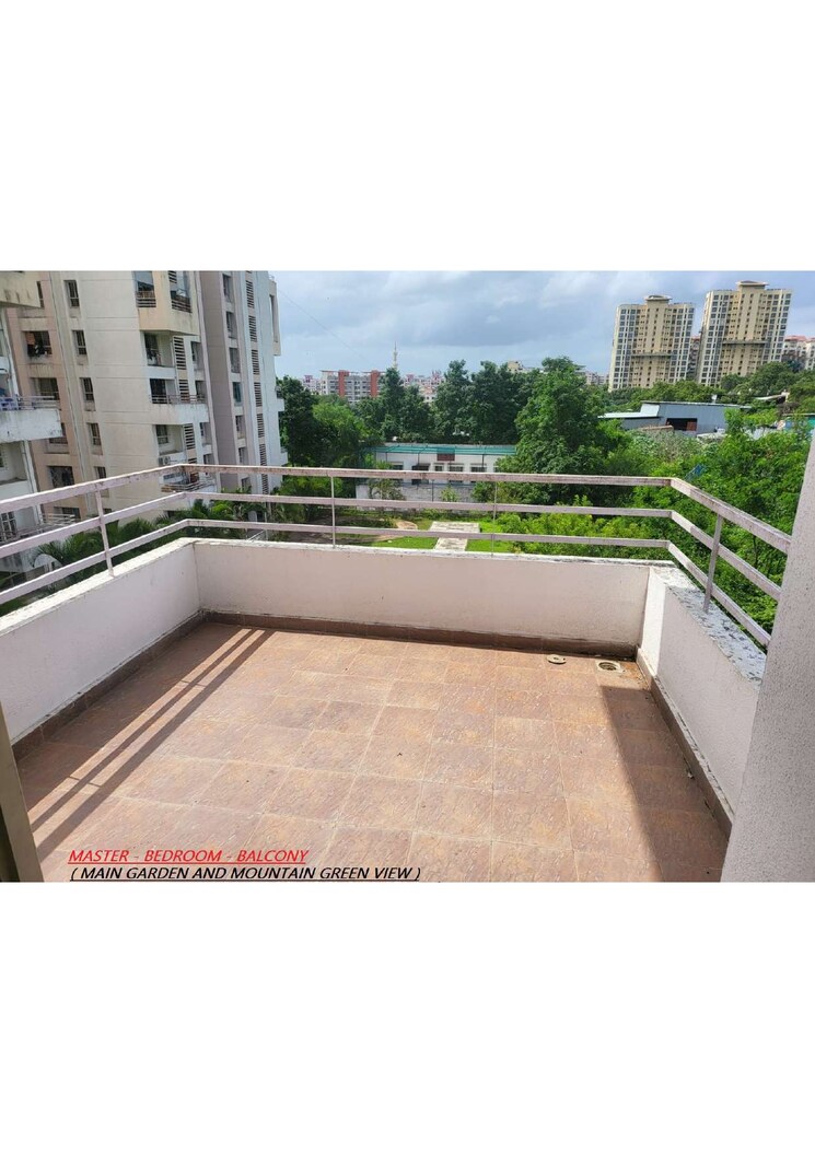 Balcony, kumar-sansar 3 Bedroom 1350 Sq.Ft. Apartment In Kondhwa Pune 9100538