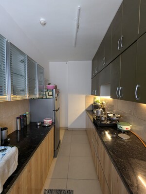 Kitchen in 2 BHK Apartment at Prestige High Fields, Gachibowli – for Sale