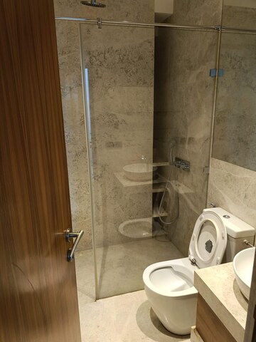 Bathroom in 3 BHK Apartment at Indiabulls Blu, Worli – for Rent