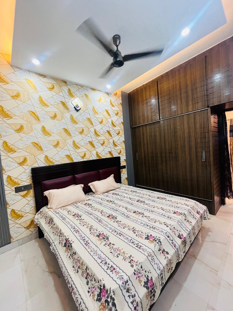 Bedroom, dhakoli 3 Bedroom 1100 Sq.Ft. Apartment In Dhakoli Zirakpur 9100797