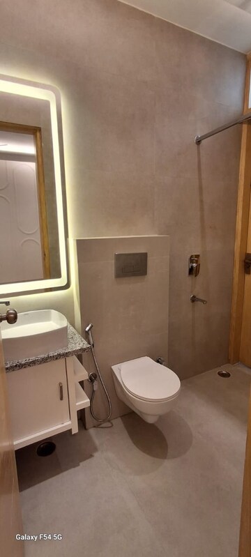 Bathroom in 4 BHK Apartment at Vasant Kunj – for Rent