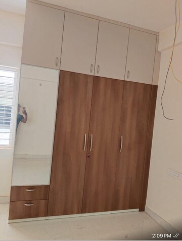 Bathroom in 3 BHK Apartment at Mahathi Jaswitha Cyber Connect, Kondapur – for Rent