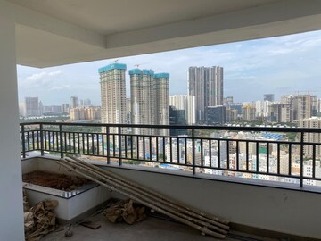 Balcony in 3 BHK Apartment at ASBL Spire, Kokapet – for Rent