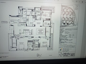 Floor Plan in 3.5 BHK Apartment at Brigade Atmosphere, Devanahalli – for Sale