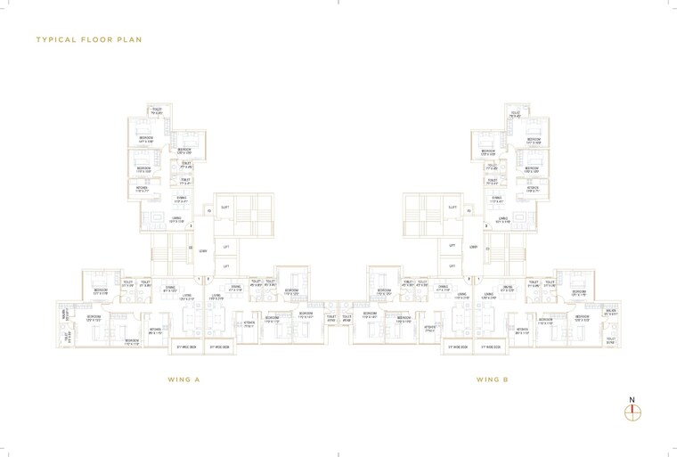Master Plan, metricon-the-gateway 3 Bedroom 2000 Sq.Ft. Apartment In Vashi Sector 6 Navi Mumbai 9101012