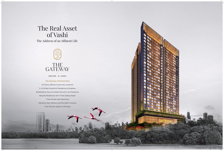 Exterior View, metricon-the-gateway 3 Bedroom 2000 Sq.Ft. Apartment In Vashi Sector 6 Navi Mumbai 9101012