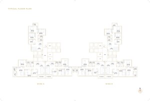 Master Plan in 4 BHK Apartment at Metricon The Gateway, Vashi Sector 6 – for Sale