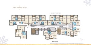 Floor Plan in 2 BHK Apartment at Arihant Advika, Vashi Sector 9 – for Sale