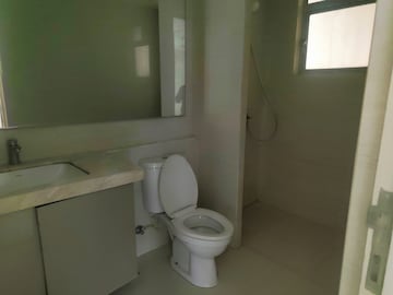 Bathroom in 3 BHK Apartment at Hiranandani Fortune City, New Panvel – for Rent