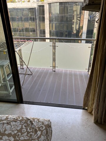 Balcony in 3 BHK Apartment at Uday Bhanu, Santacruz West – for Rent