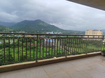 Balcony in 3 BHK Apartment at Hiranandani Fortune City, New Panvel – for Rent