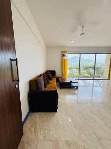 Living Room in 3 BHK Apartment at Hiranandani Fortune City, New Panvel – for Rent