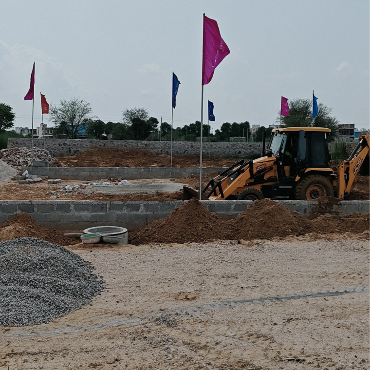 Exterior View, kisaan-shree-krishnam-residency  90 Sq.Yd. Plot In Hasampura Jaipur 9101142