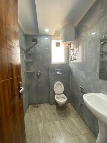 Bathroom in 2 BHK Builder Floor at Freedom Fighters Enclave – for Rent
