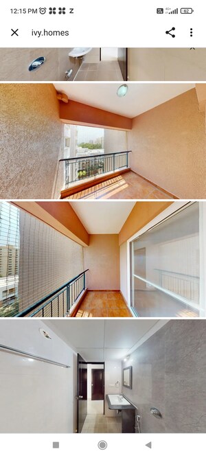 Balcony in 2 BHK Apartment at Vajram Elina, Thanisandra Main Road – for Sale