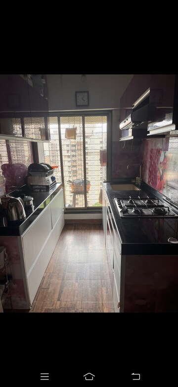 Kitchen in 1 BHK Apartment at Lodha Paradise, Majiwada – for Rent