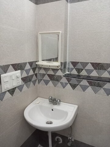 Bathroom in 1 BHK Builder Floor at Freedom Fighters Enclave – for Rent