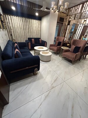 Living Room in 5 BHK Apartment at Nitishree Lotus Pond Blessed Homes, Vaibhav Khand – for Sale