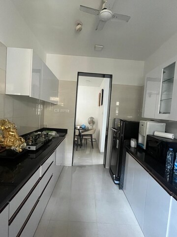 Kitchen in 2 BHK Apartment at Sheth Vasant Oasis, Andheri East – for Rent