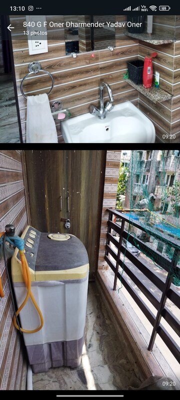 Balcony in 1 RK Apartment at The Vegas, Sector 16b Dwarka – for Rent