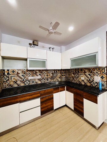 Kitchen in 3 BHK Builder Floor at East Of Kailash – for Rent
