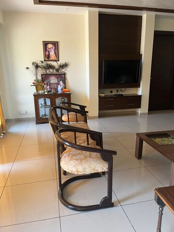 Living Room in 3 BHK Apartment at Omaxe New Chandigarh, North Mullanpur – for Rent