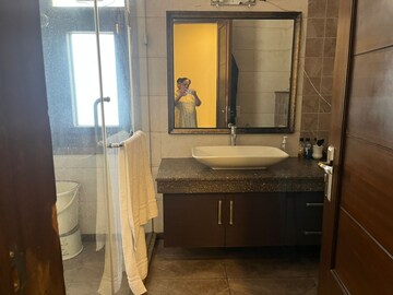 Bathroom in 3 BHK Apartment at Omaxe New Chandigarh, North Mullanpur – for Rent
