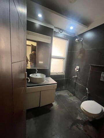 Attached Bathroom in 3 BHK Builder Floor at Freedom Fighters Enclave – for Rent