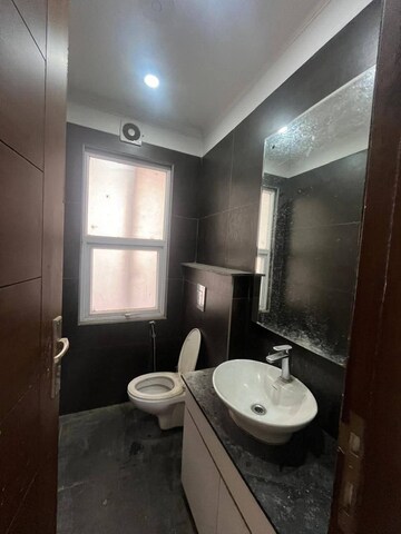 Bathroom in 3 BHK Builder Floor at Freedom Fighters Enclave – for Rent