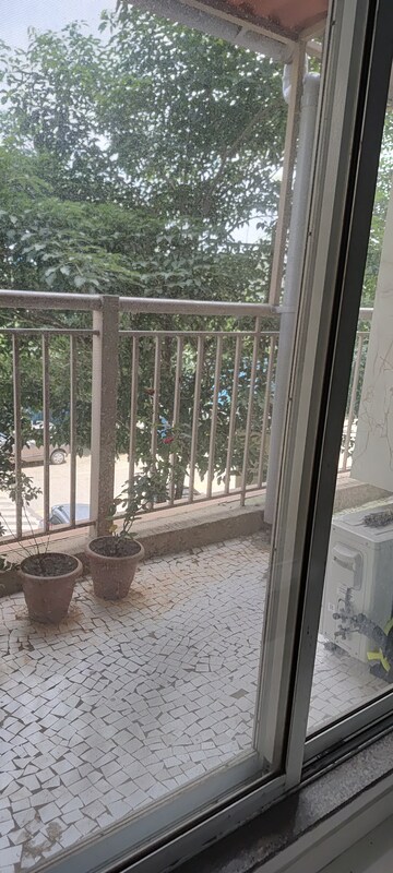 Balcony in 1 BHK Apartment at Metropolis Aquaris Phase 2, Kasarvadavali – for Rent