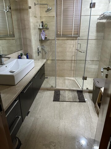 Bathroom in 4 BHK Builder Floor at Panchsheel Park – for Sale