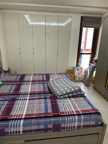 Staircase in 4 BHK Builder Floor at Panchsheel Park – for Sale