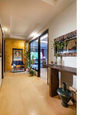 Living Room in 4 BHK Builder Floor at Panchsheel Park – for Sale