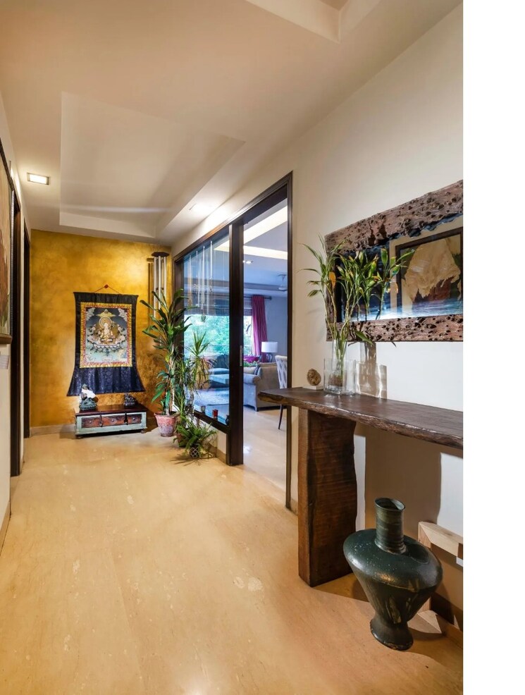 Living Room, panchsheel park 4 Bedroom 500 Sq.Yd. Builder Floor In Panchsheel Park Delhi 9101495