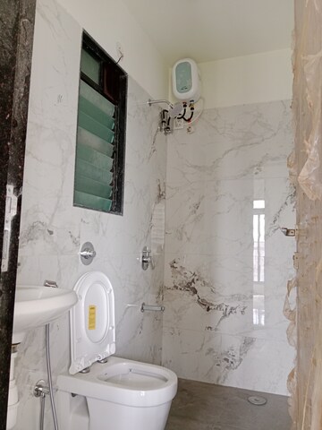 Bathroom in 2 BHK Apartment at Oxford Navrang Crystal, Goregaon West – for Rent